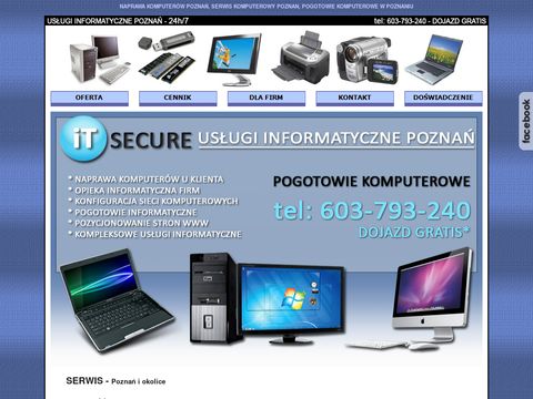 Serwis Komputerowy Poznań - IT Secure