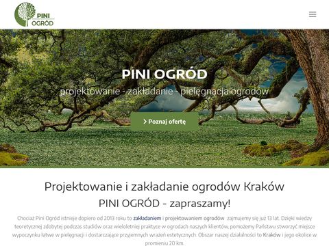 Pini Ogród - zakładanie ogrodów Kraków