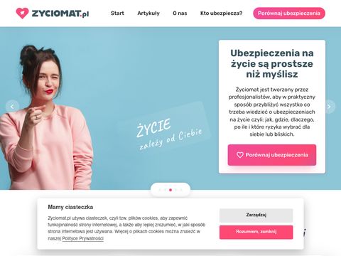 Zyciomat.pl porównywarka ubezpieczeń na życie