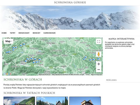 Dobreschronisko.pl schroniska w Tatrach