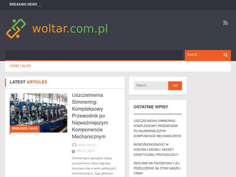 Woltar.com.pl gabloty szklane