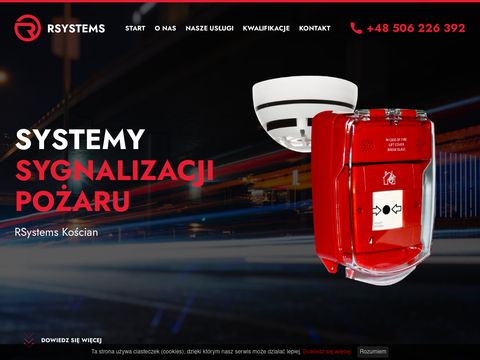 Rsystems - alarmy, monitoring, Kościan, Poznań