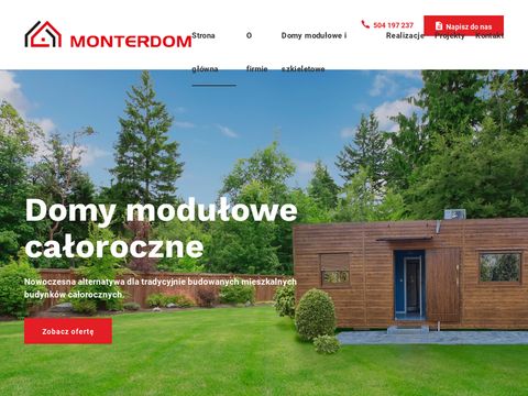 Monterdom - domki na zgłoszenie