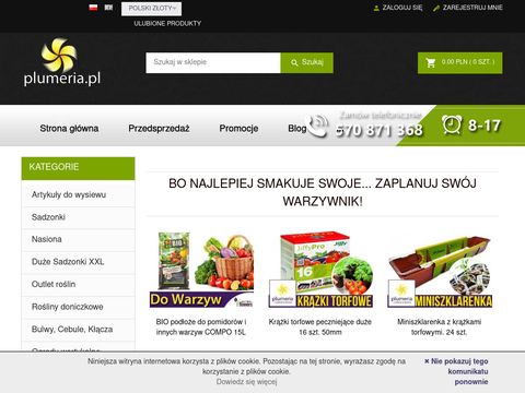 Plumeria.sklep.pl internetowy sklep ogrodniczy
