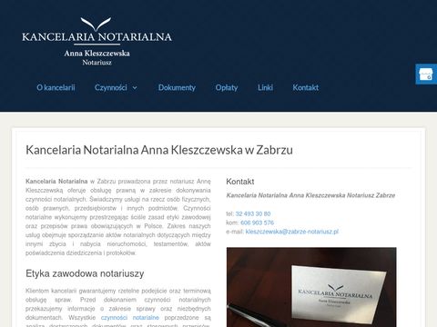 Zabrze-notariusz.pl kancelaria notarialna