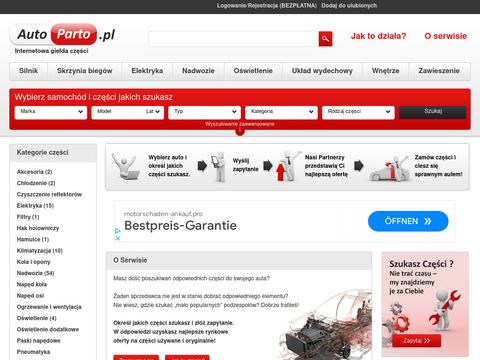 AutoParto.pl - sprzedaż używanych części