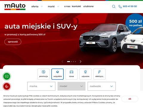 Mauto.pl portal - najem i leasing samochodów