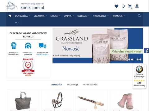 Konik.com.pl internetowy sklep jeździecki