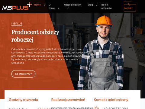 MS Plus Odzież robocza Poznań