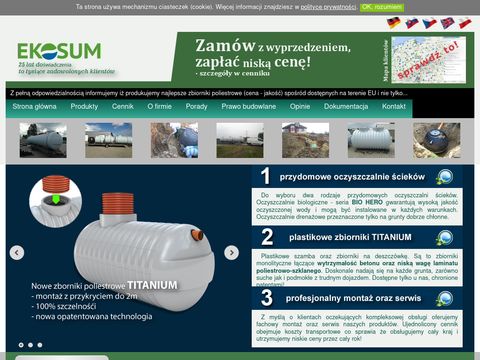 Eko-sum.pl - oczyszczalnie biologiczne