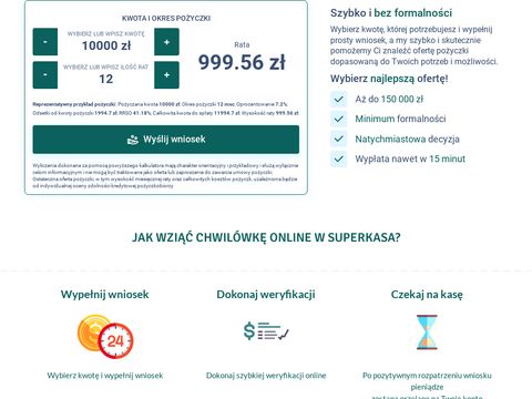 Superkasa.pl - chwilówki online