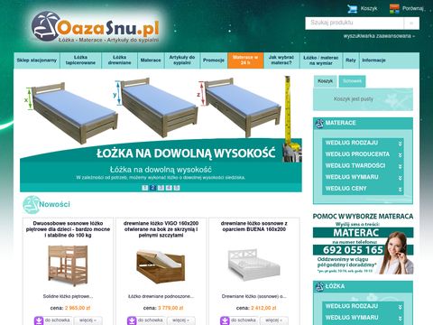 Oazasnu.pl - łóżka drewniane