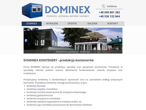 Kontenery-dominex.pl - produkcja