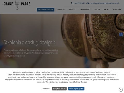 Craneparts.com.pl - komponenty do suwnic