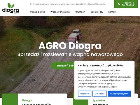 Agrodiogra.pl - wapno nawozowe, rolnicze