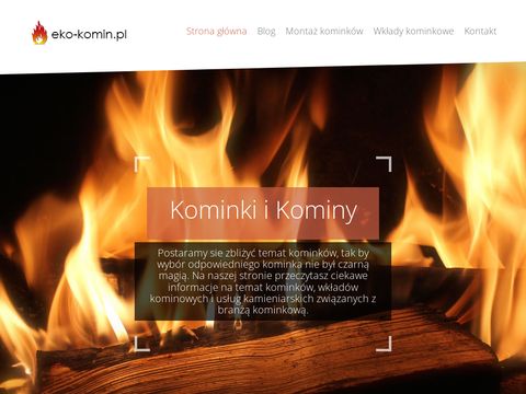 Eko-komin.pl - serwis o kominkach i kominach