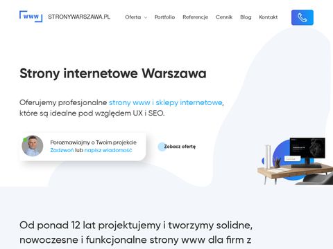 Stronywarszawa.pl komu zlecić projekt www