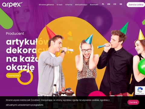 Arpex.com.pl dystrybutor balonów