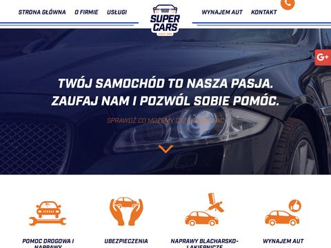 Super Cars holowanie Bydgoszcz
