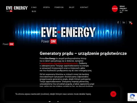 Eve-energy.pl agregaty prądotwórcze generatory