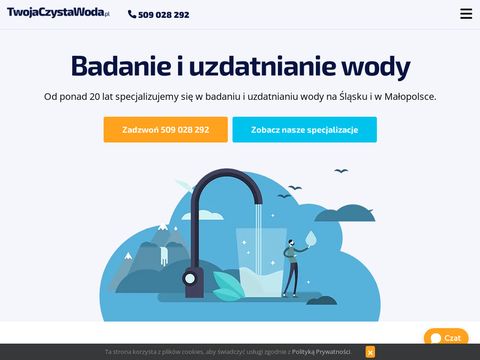 Twojaczystawoda.pl - uzdatnianie wody Śląsk