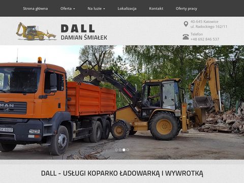 Dall.com.pl - usługi koparko-ładowarką