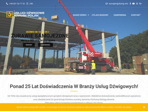 Dzwig.info Marian Polak - dźwigi Gliwice - Śląsk