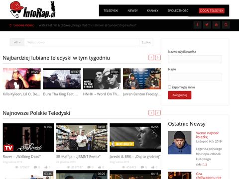 Inforap.pl - piosenki rap i hip-hop