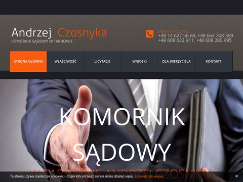 Komornik sądowy Andrzej Czosnyka