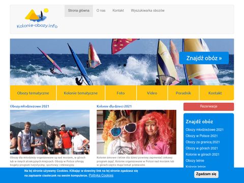 Kolonie-obozy.info - obozy windsurfingowe
