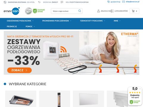 Sklep.enerzon.pl - ogrzewanie na podczerwień