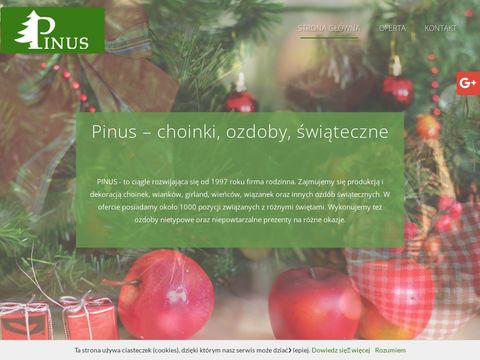 Choinki-pinus.com.pl sztuczne stroiki