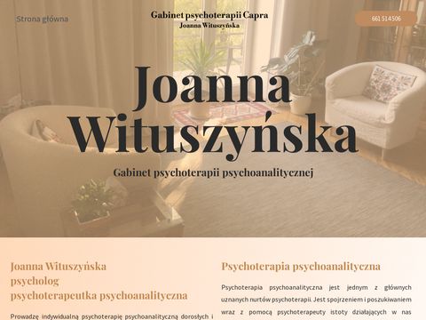 Capra.edu.pl - ośrodek psychoterapii Warszawa