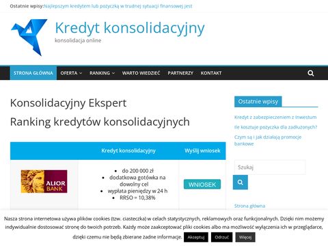Konsolidacyjnyekspert.pl - kredyt