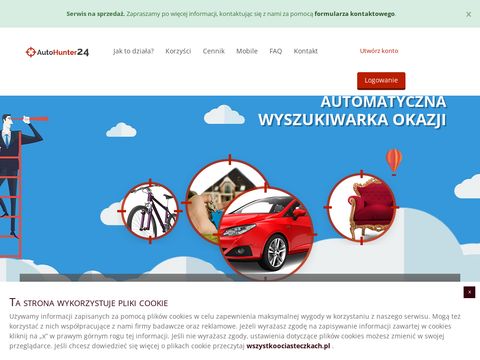 Autohunter24.pl wyszukiwarka ofert motoryzacyjnych