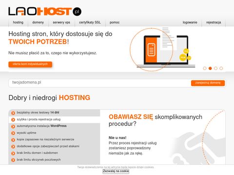 Laohost.pl tani hosting