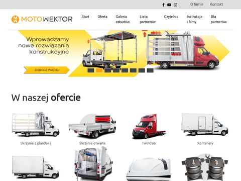 Motowektor.pl - zabudowy chłodnicze