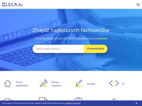 Zleca.pl - serwis ze zleceniami dla fachowców