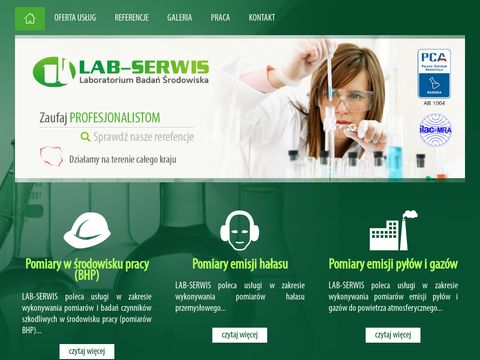 Lab-serwis.com.pl pomiary bhp i emisji hałasu