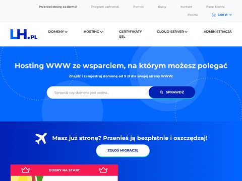 LH.pl - szybki i niezawodny hosting