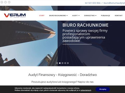 Verumaudyt.pl audyt finansowy, biuro rachunkowe