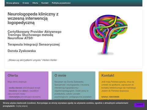 Neurologopeda - Dorota Zyskowska