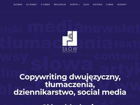 Slowskladanie.pl tworzenie tekstów na stronę