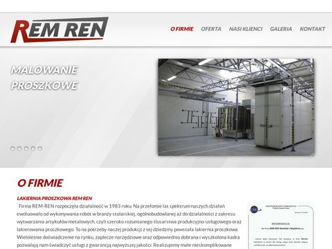Remren.pl - lakierowanie proszkowe