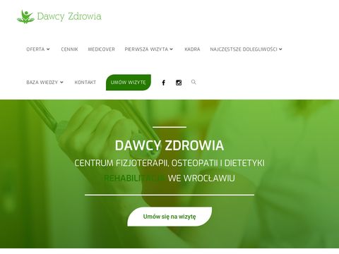 Dawcyzdrowia.pl - masaż leczniczy Wrocław