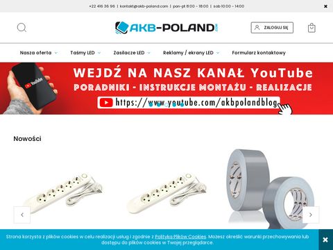Akb-poland.com - oświetlenie led Warszawa