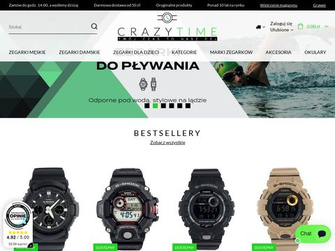 Crazy Time - sklep z zegarkami online