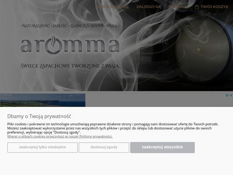 Aromma.pl - świece zapachowe tworzone z pasją