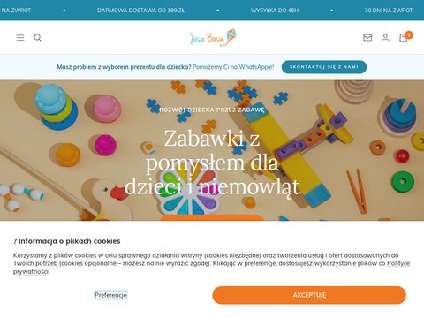 Zabawki do pchania i ciągnięcia - jasiebasie.pl