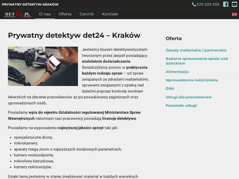 Det24.pl biuro detektywistyczne Kraków